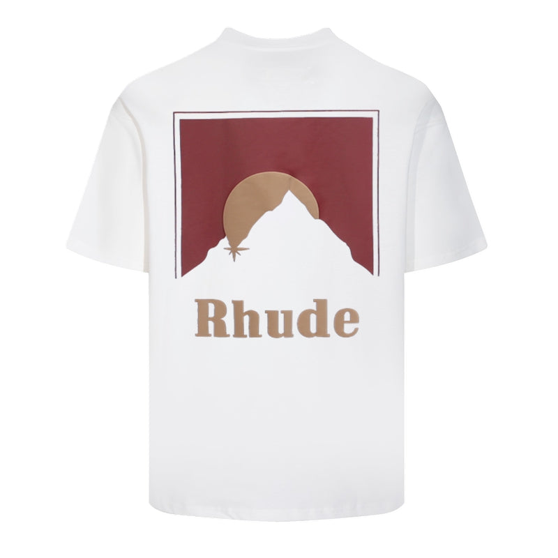 New-RHUDE Sunset Print T-shirt