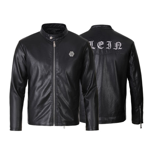 New-PHILIPP 6980 Padded leather jacket