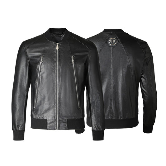 New-PHILIPP 6975 Padded leather jacket