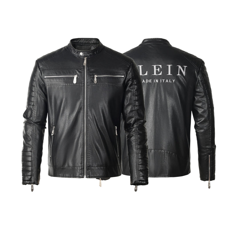 New-PHILIPP 6981 Padded leather jacket