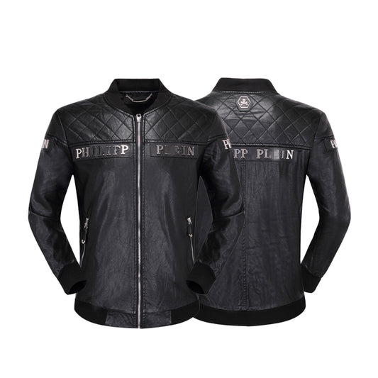 New-PHILIPP 6942 Padded leather jacket