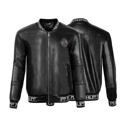 New-PHILIPP 6969 Padded leather jacket