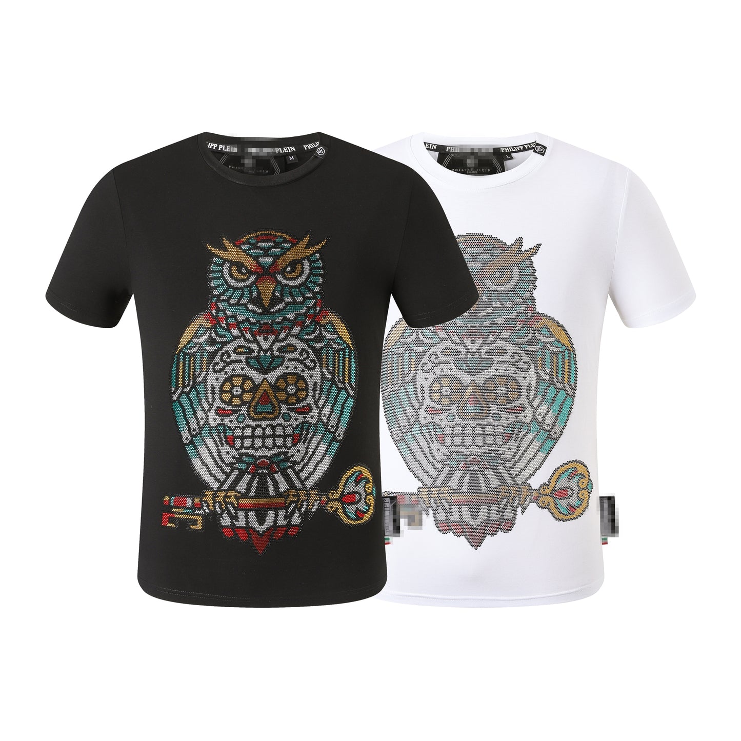 New-PHILIPP Owl Diamond T-shirt