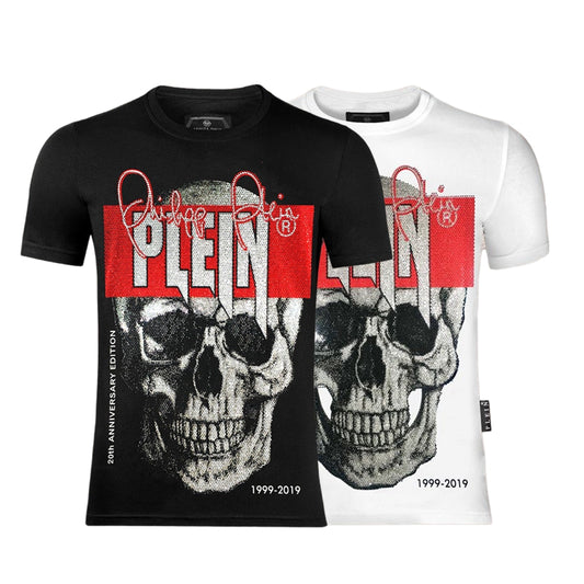 New-PHILIPP 512 skull diamond T-shirt