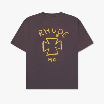 New-RHUDE Retro slogan letters T-shirt