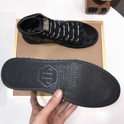 New-PHILIPP High Top leather shoes