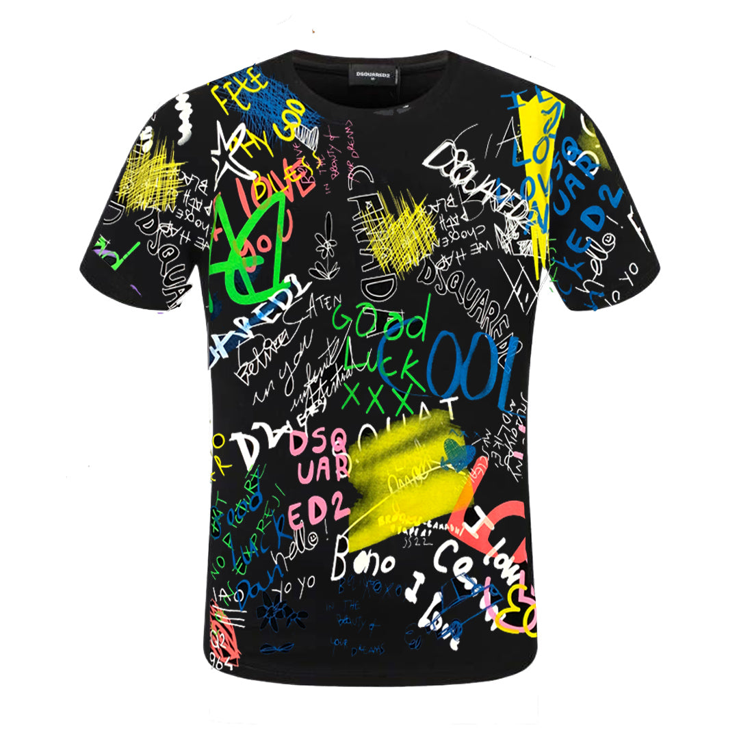 NEW-D2 2024SS Graffiti T-shirt