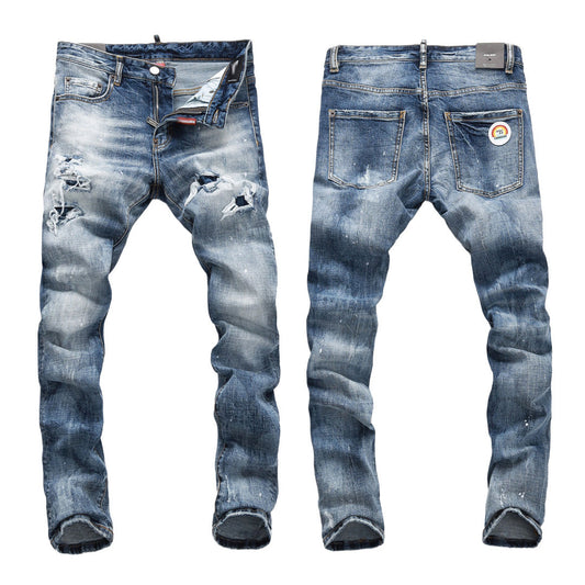 NEW-DSQ2 2024ss Ripped Jeans