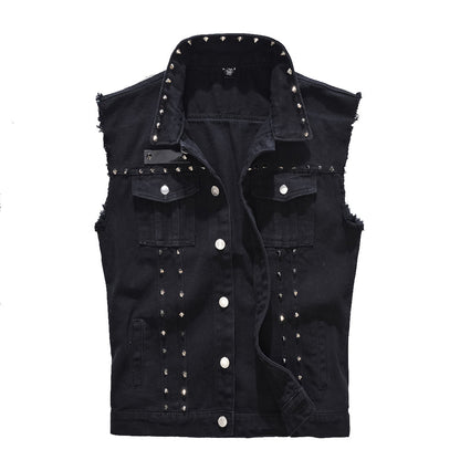 NEW-DSQ2 24ss zipper Denim vest