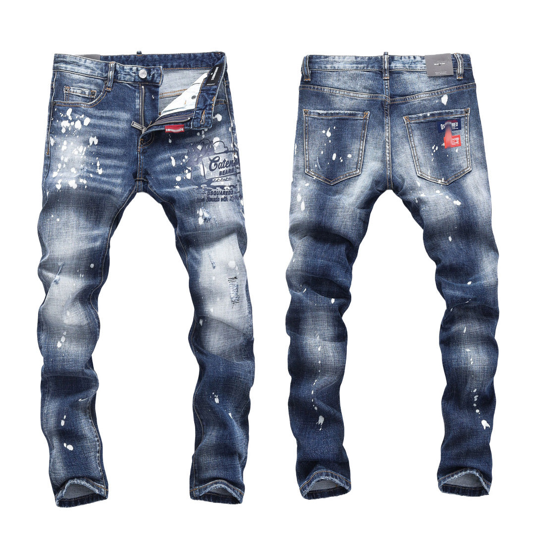 NEW-DSQ2 2024ss Ripped Jeans