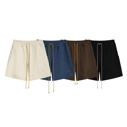 New-RHUDE 4-color embroidered shorts