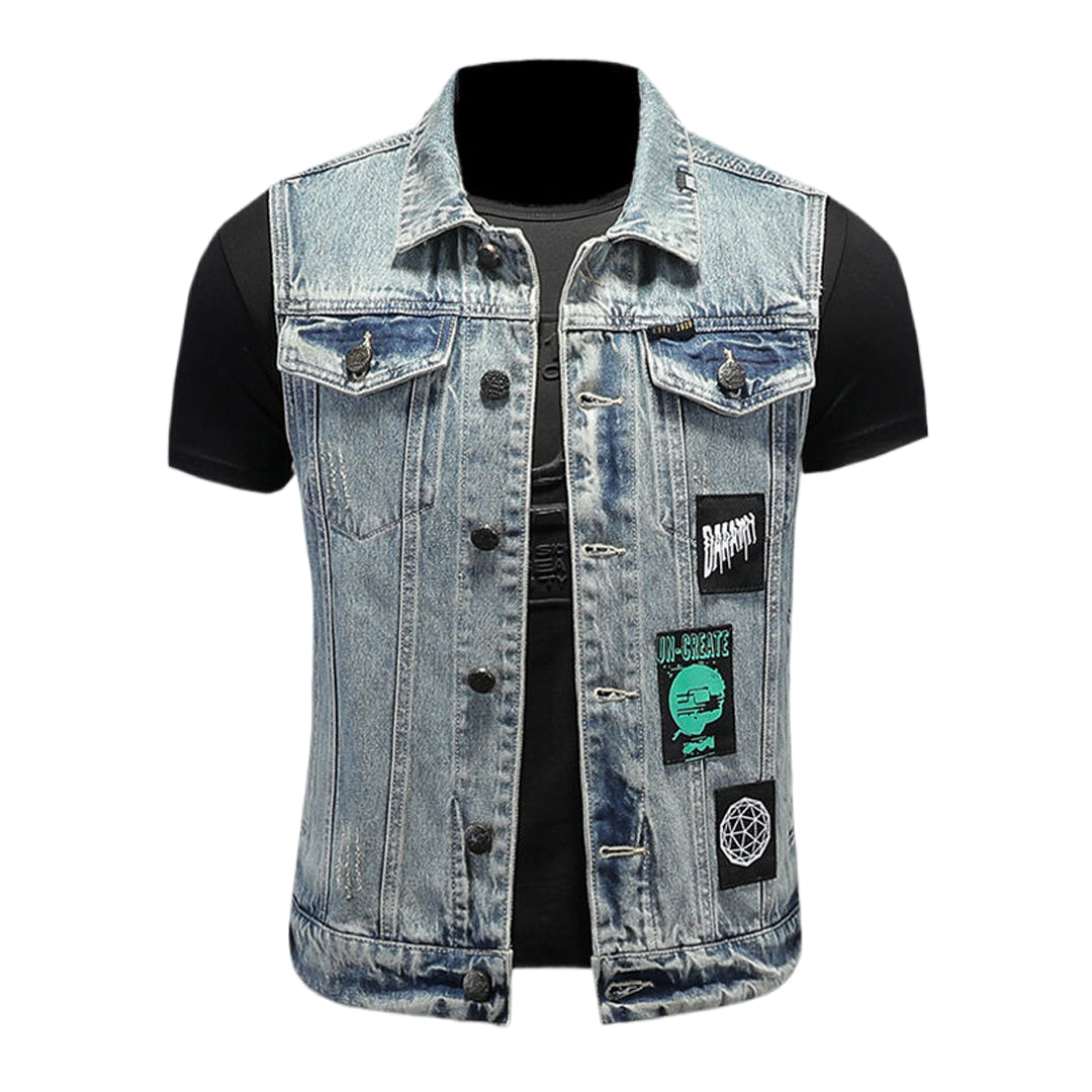 NEW-DSQ2 24ss Denim Vest coat