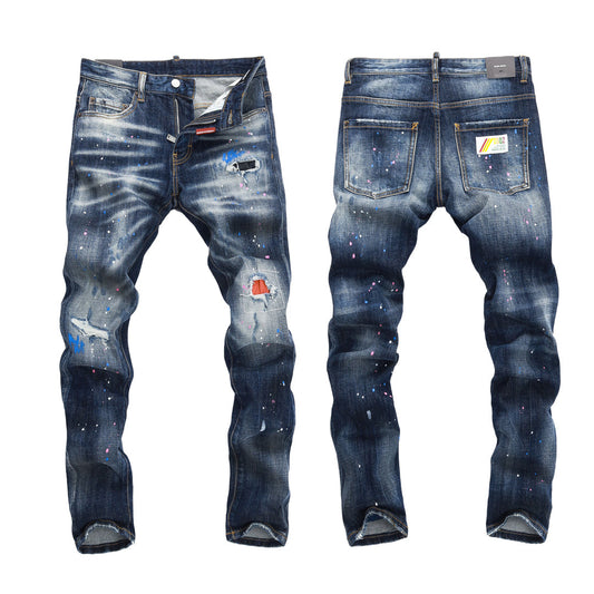 NEW-DSQ2 Personalized inkjet jeans