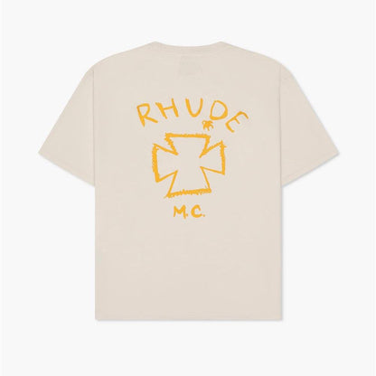 New-RHUDE Retro slogan letters T-shirt