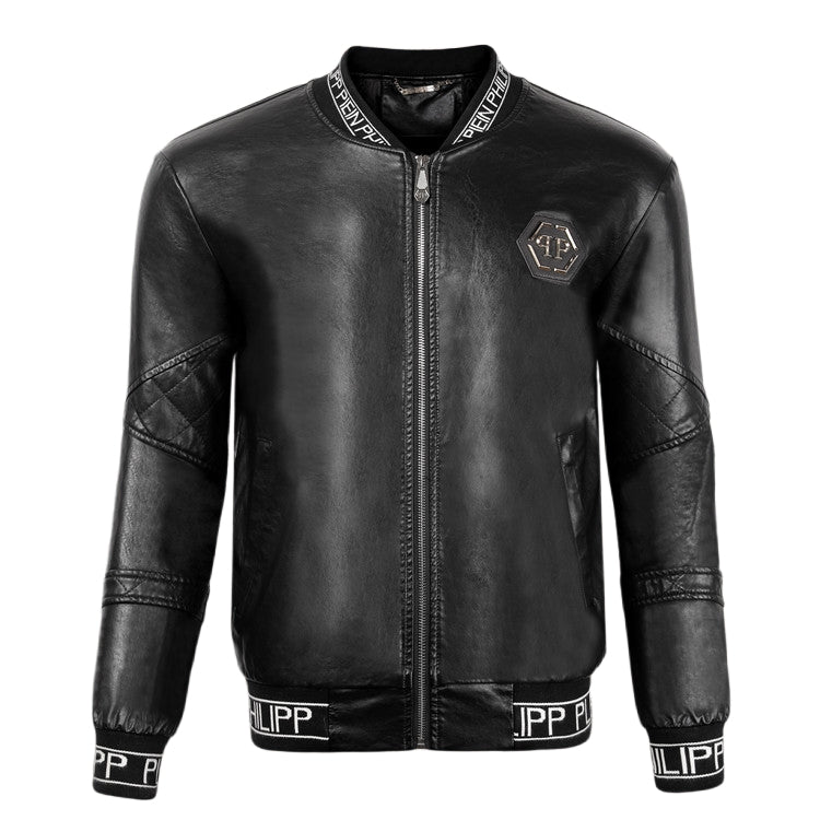 New-PHILIPP 6969 Padded leather jacket