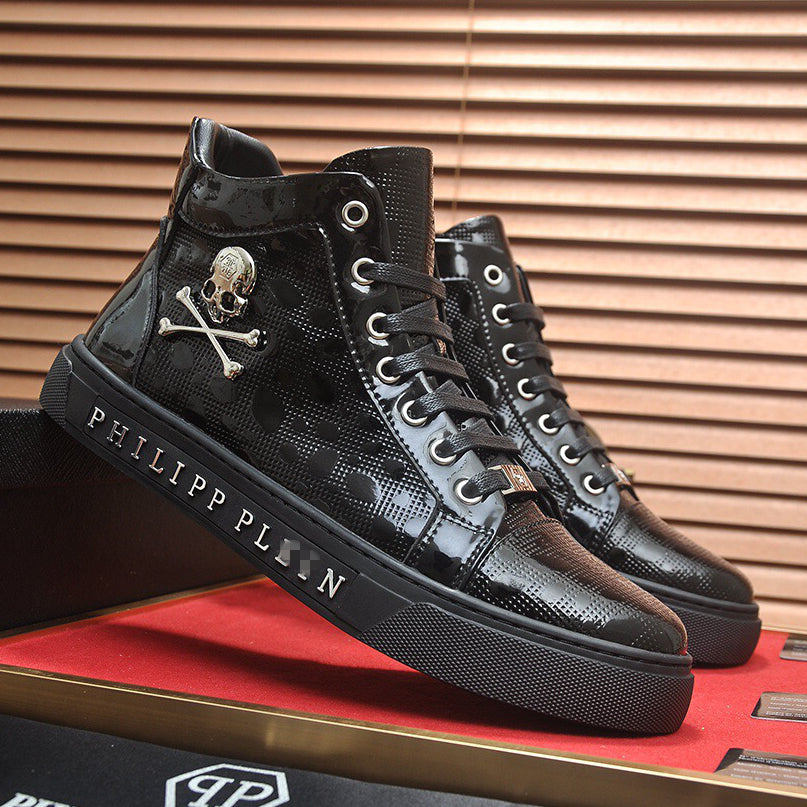 New-PHILIPP High top Leather shoes