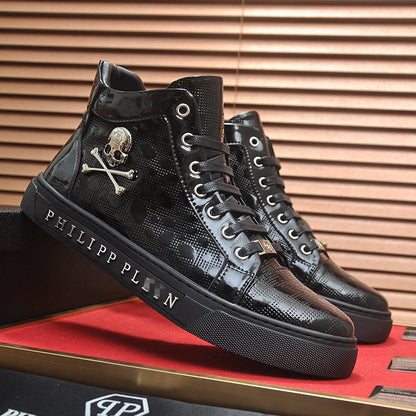 New-PHILIPP High top Leather shoes