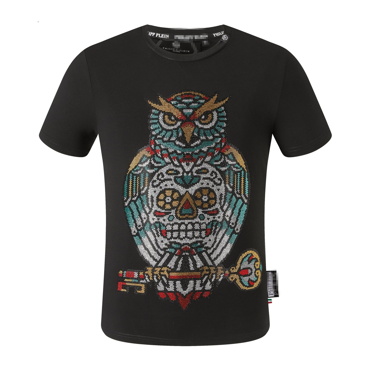 New-PHILIPP Owl Diamond T-shirt