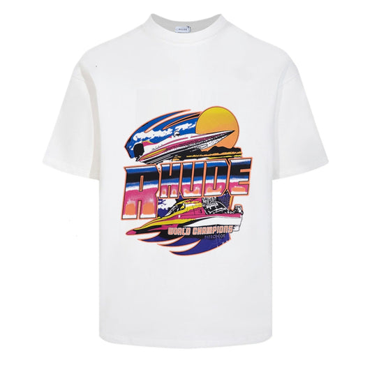 New-RHUDE Sunset Prints T-shirt