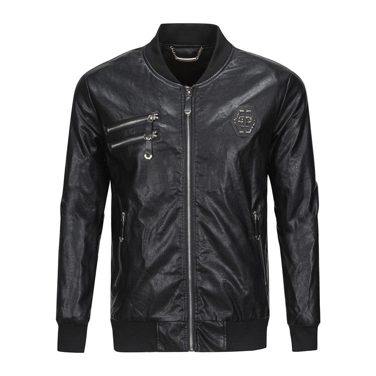 New-PHILIPP 6970 Padded leather jacket