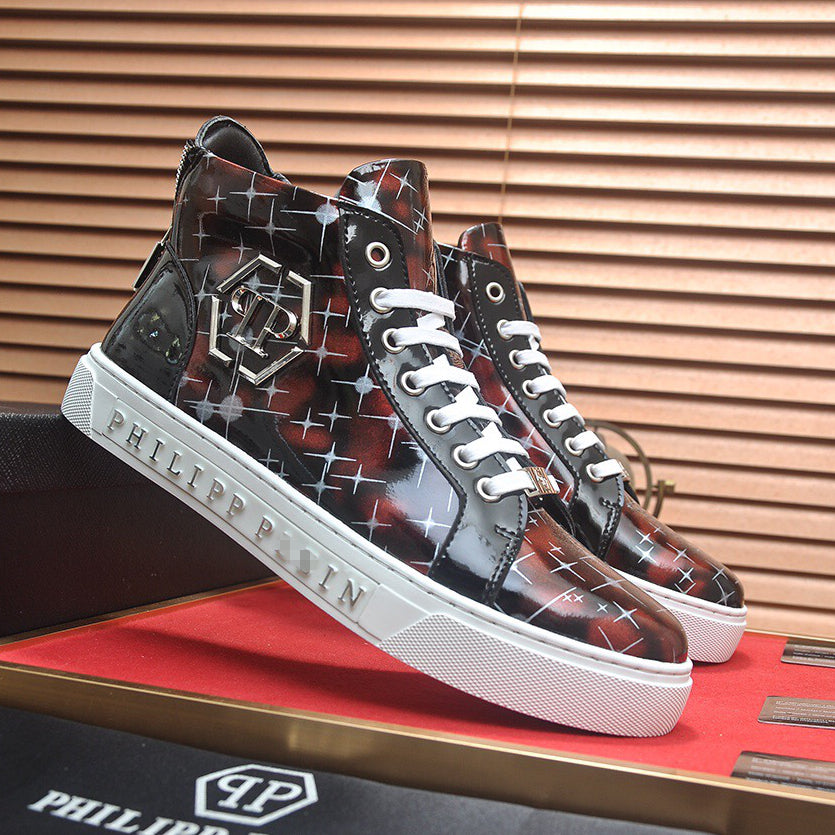 New-PHILIPP High top Leather shoes