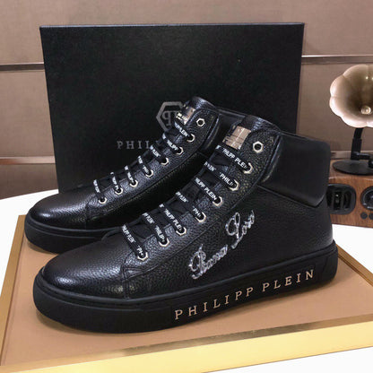 New-PHILIPP High Top leather shoes