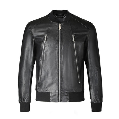 New-PHILIPP 6975 Padded leather jacket