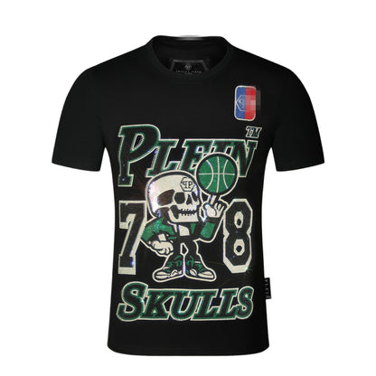 New-PHILIPP skull diamond T-shirt