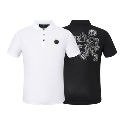 New-PHILIPP skull Diamond Polo