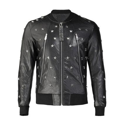 New-PHILIPP 6955 leather jacket