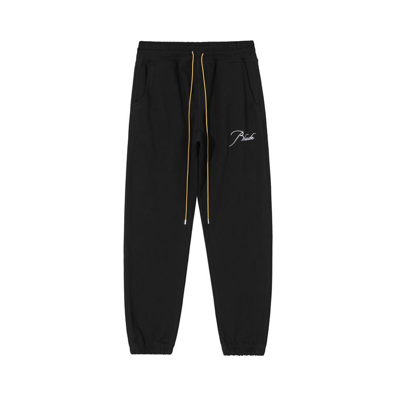 New-RHUDE Retro drawstring long terry sweatpants