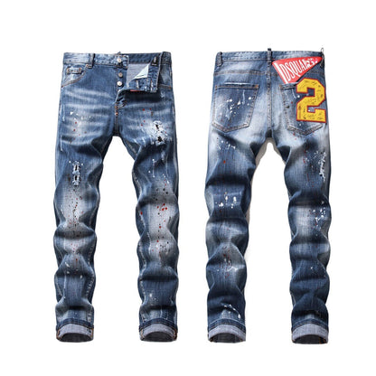 NEW-DSQ2 badge signature Jeans