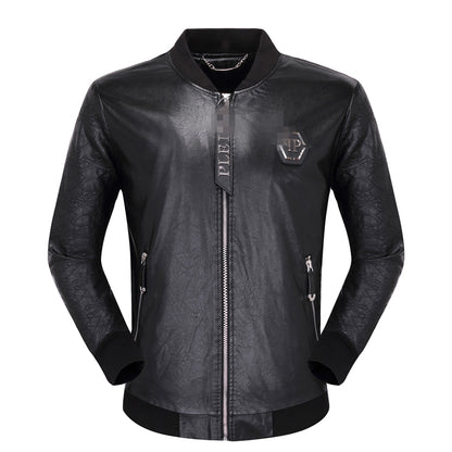 New-PHILIPP 6948 Padded leather jacket