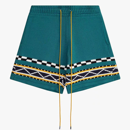 New-RHUDE Totem Jacquard Drawstring Shorts