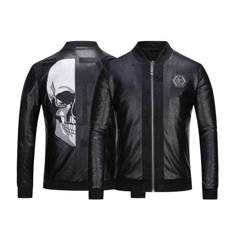 New-PHILIPP 8636 leather jacket