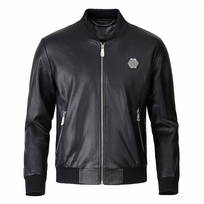 New-PHILIPP 6976 Padded leather jacket