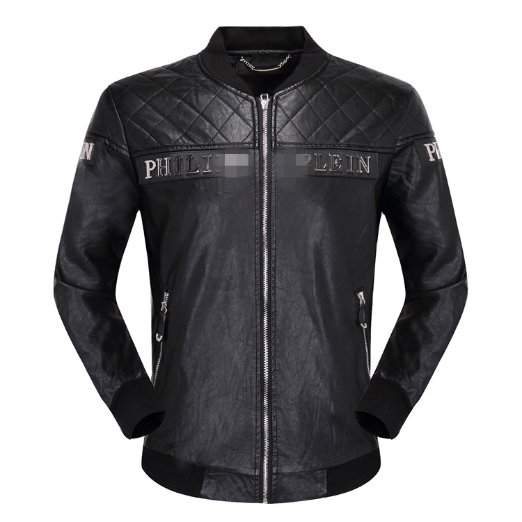 New-PHILIPP 6942 Padded leather jacket