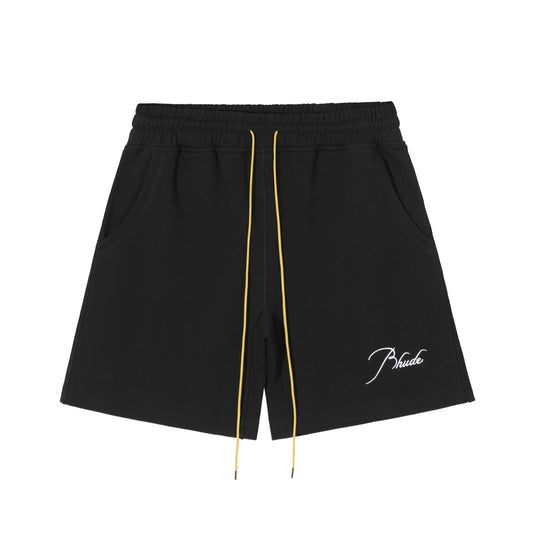 New-RHUDE Embroidered logo vintage shorts