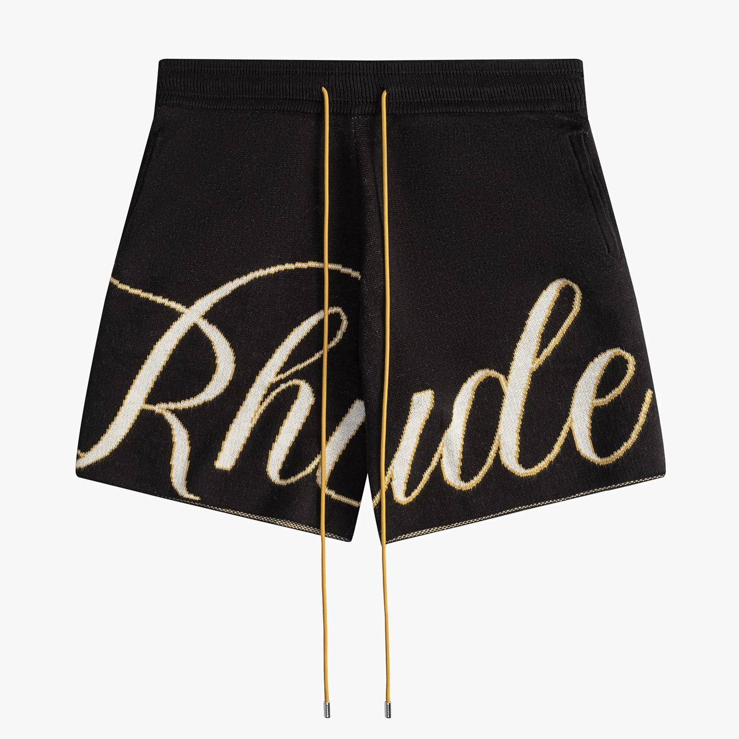 New-RHUDE jacquard drawstring shorts