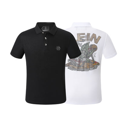 New-PHILIPP Coconut Tree Diamond Polo