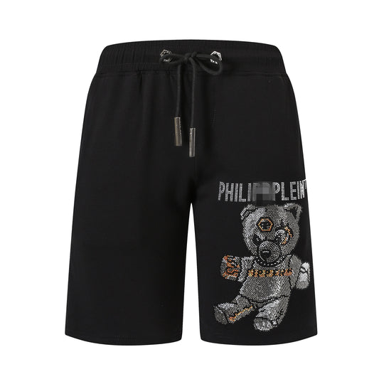 New - PHILIPP Bear Diamond Shorts