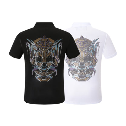 New-PHILIPP 9004 skull Diamond Polo