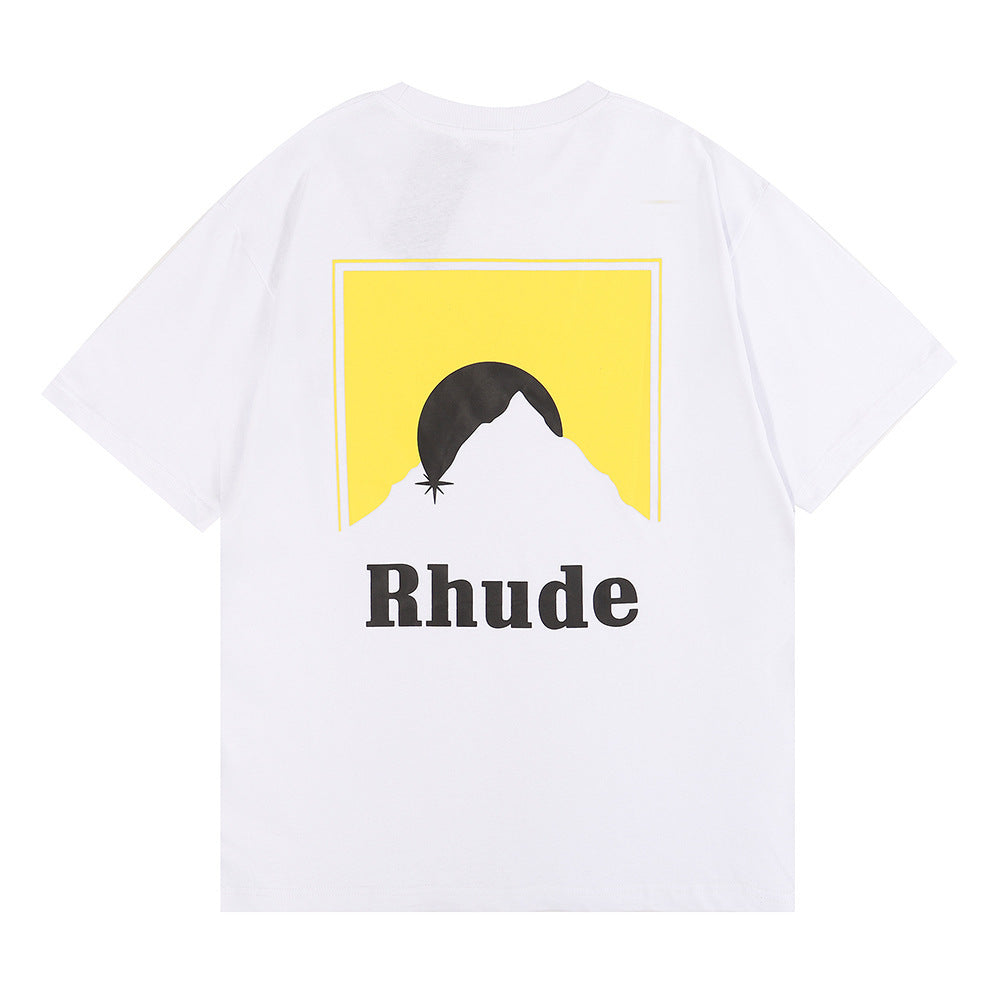 New-RHUDE Sunset  print T-shirt