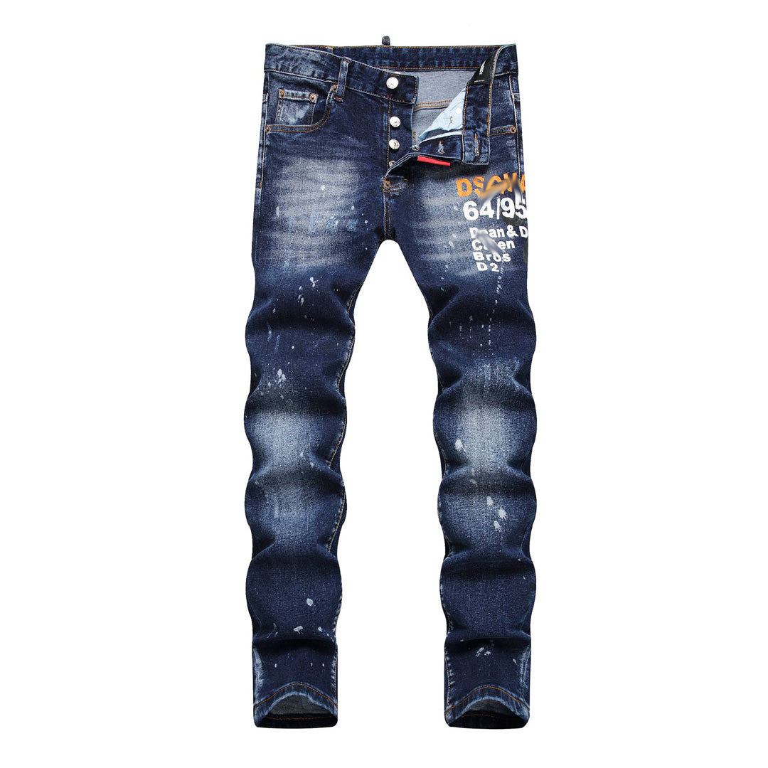 NEW-DSQ2 2024ss Printed Jeans