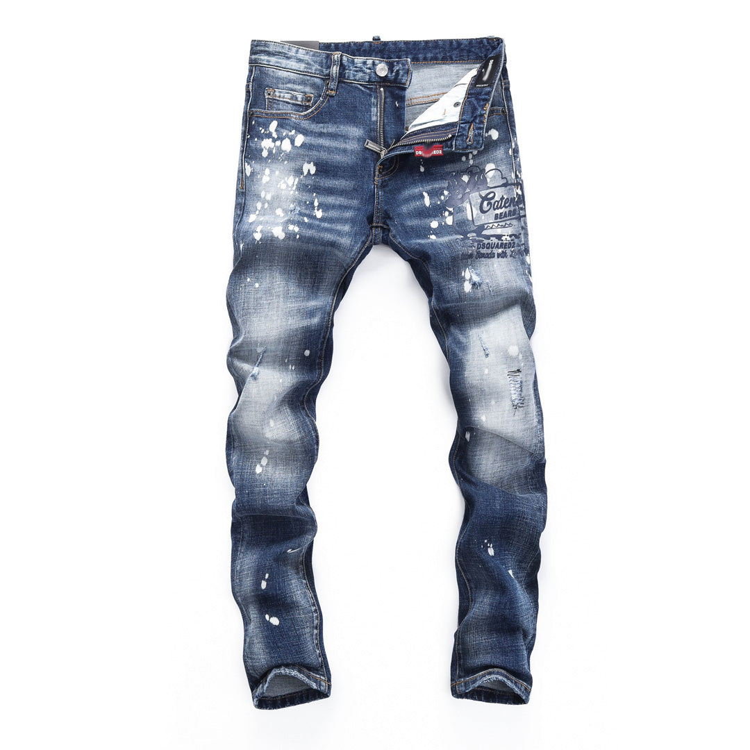 NEW-DSQ2 2024ss Ripped Jeans