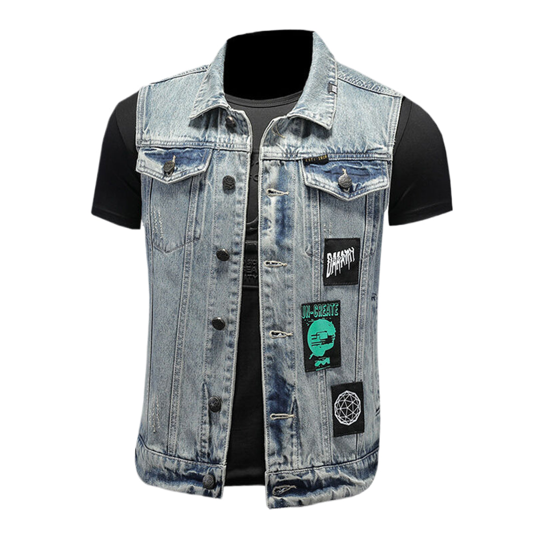 NEW-DSQ2 24ss Denim Vest coat