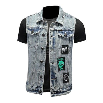 NEW-DSQ2 24ss Denim Vest coat