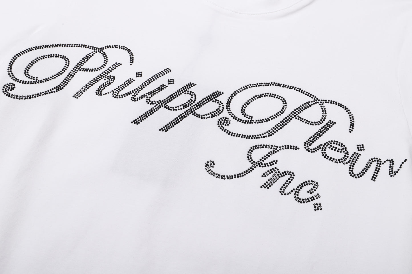 New-PHILIPP Letter Diamond T-shirt