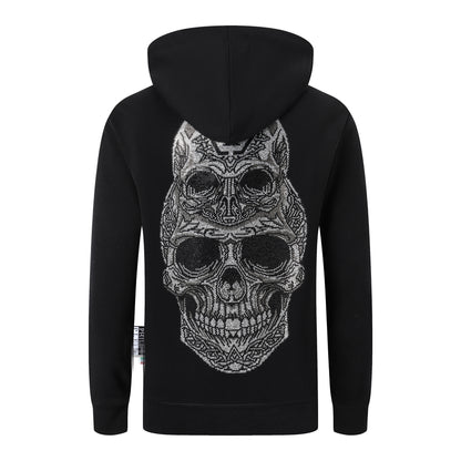 New-PHILIPP 8678 skull Diamonds Hoodie