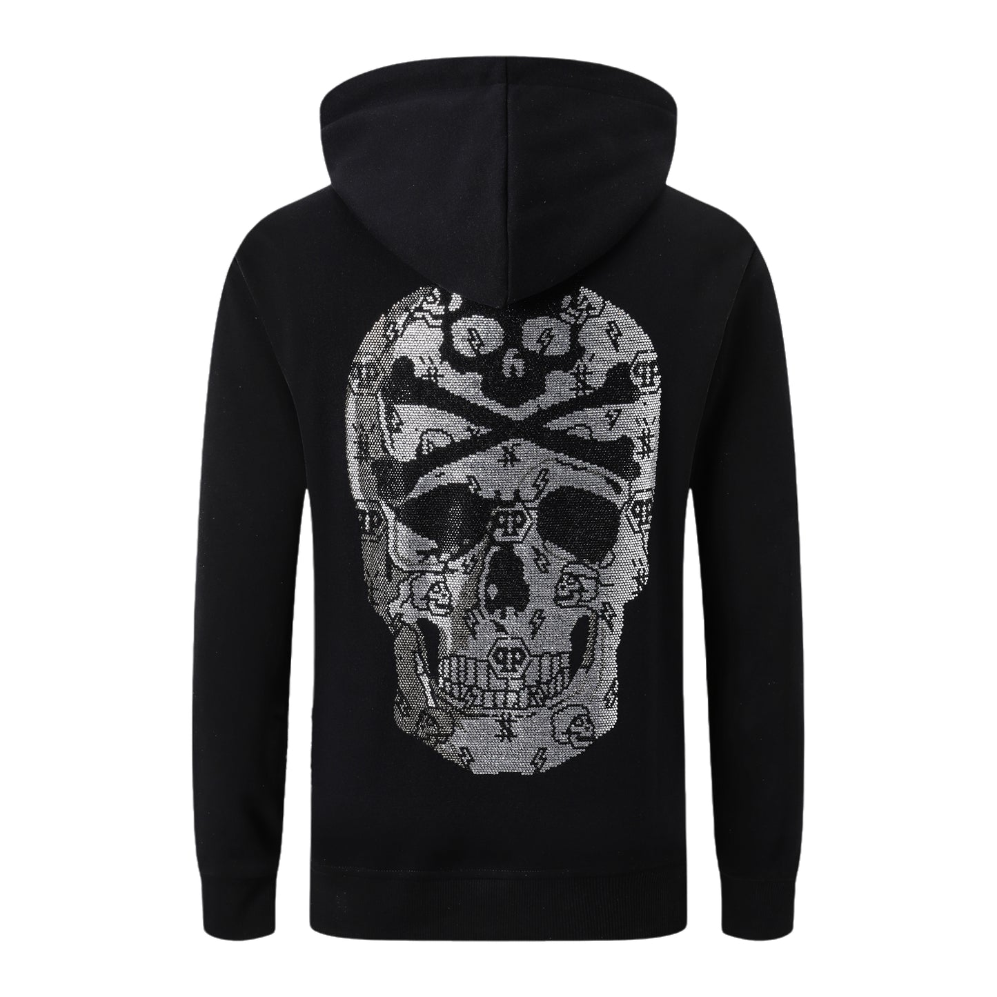 New-PHILIPP skull Hoodie